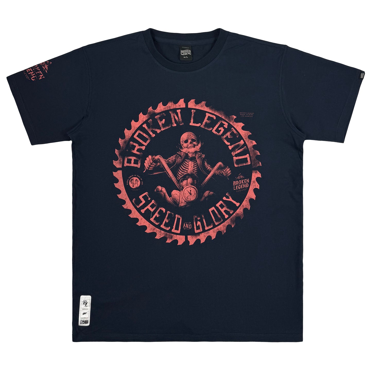 Dunkelblaues Broken Legend Yakuza Premium T-Shirt