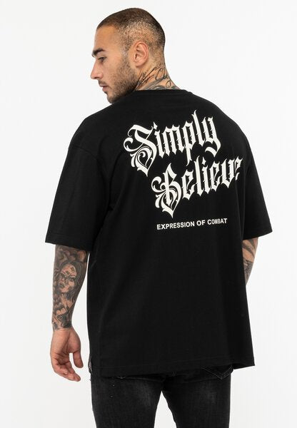Tapout Simply Believe T-Shirt Schwarz