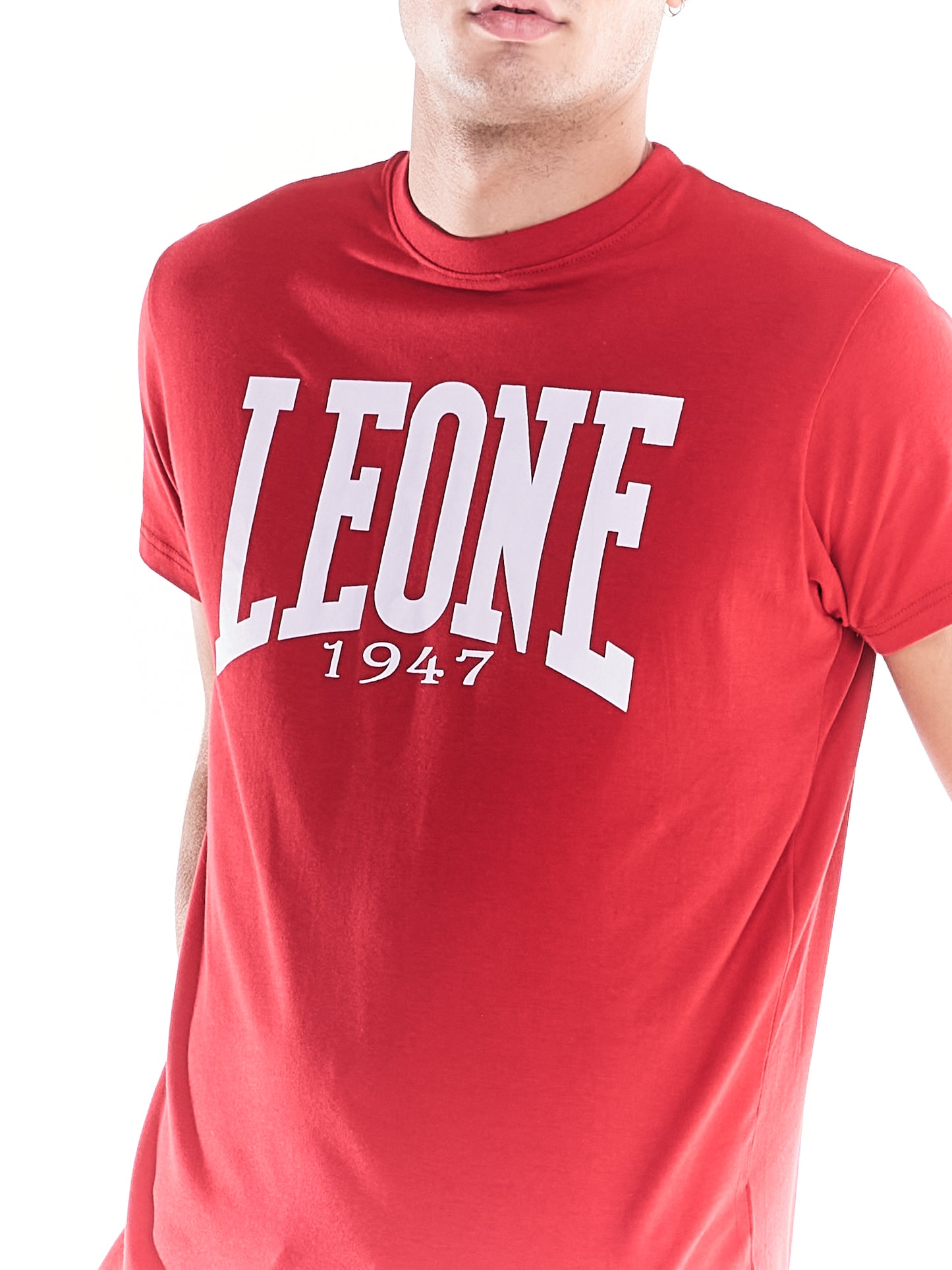 Leone Big Logo T-Shirt Rot