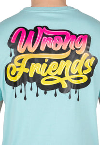 Wrong Friends T-Shirt NERJA blau