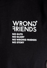 Laden Sie das Bild in den Galerie-Viewer, Wrong Friends T-Shirt NO GUTS NO GLORY schwarz
