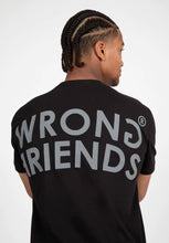 Laden Sie das Bild in den Galerie-Viewer, Wrong Friends T-Shirt ORLANDO schwarz
