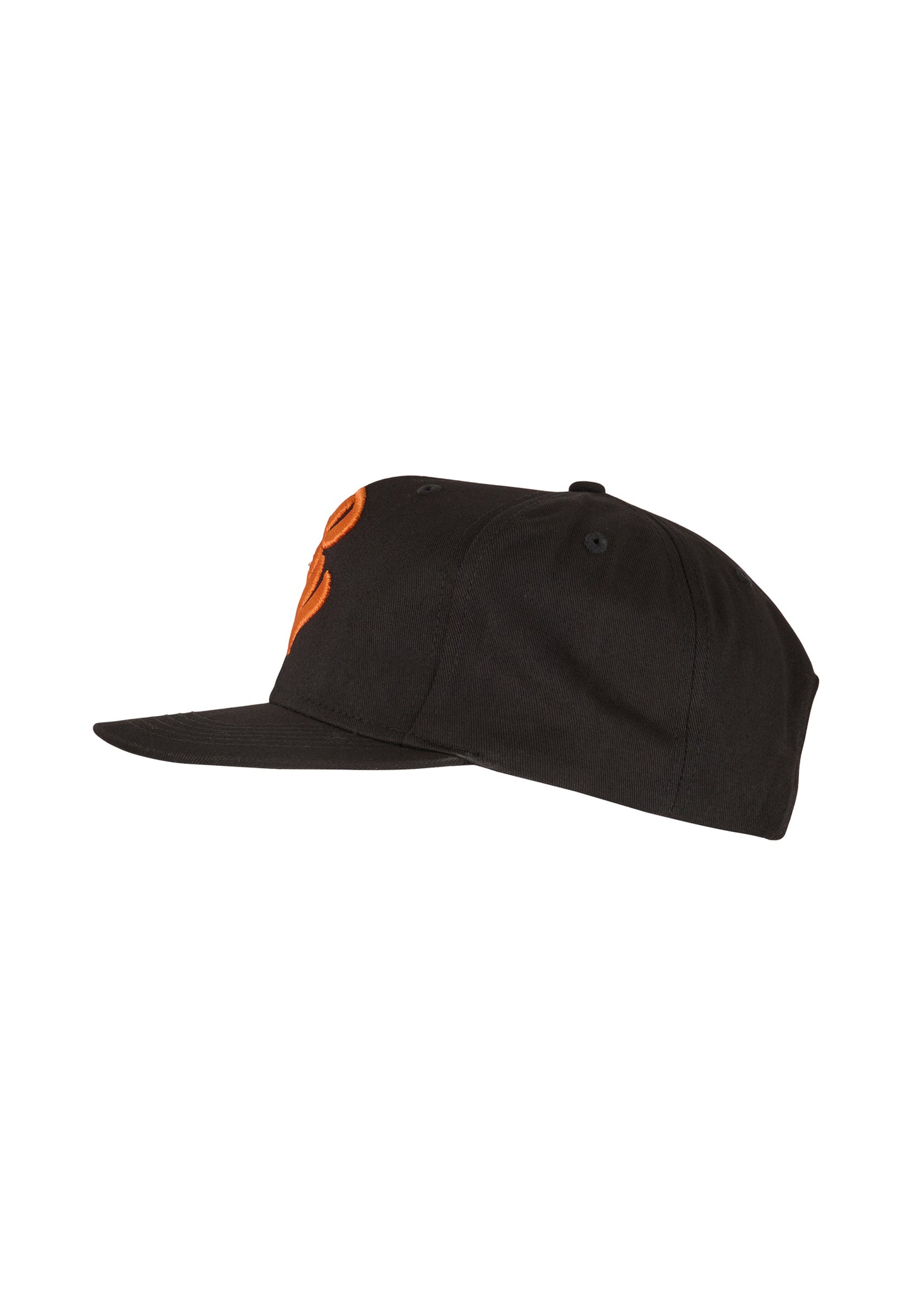 Rocawear CARTER Snap Back Cap Schwarz mit geradem Schirm – Seitenansicht