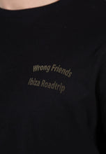 Laden Sie das Bild in den Galerie-Viewer, Wrong Friends Ibiza T-Shirt Schwarz
