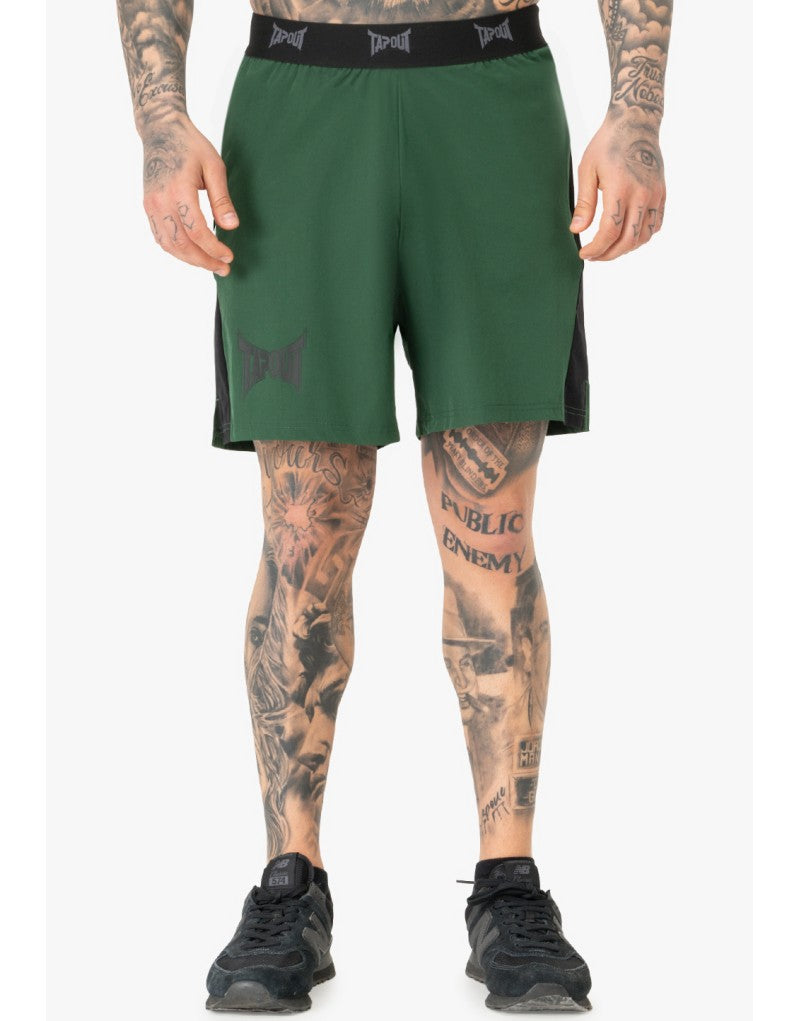 Tapout 940046 Training Short Gruen/Schwarz