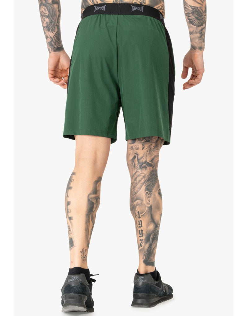 Tapout 940046 Training Short Gruen/Schwarz