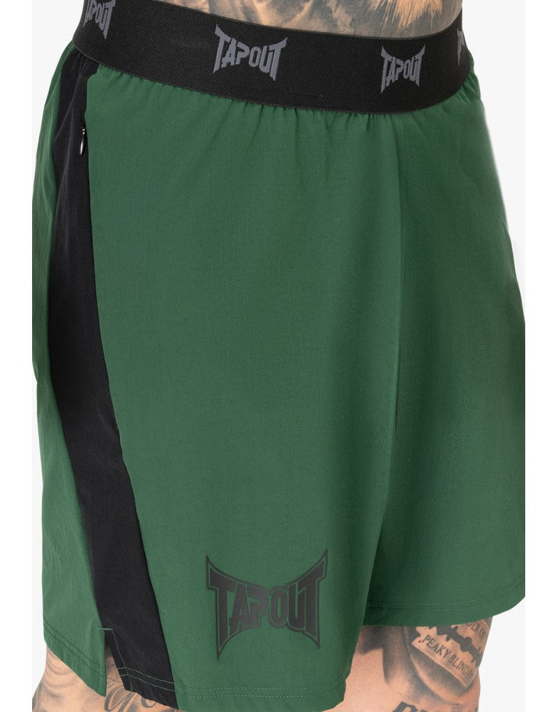 Tapout 940046 Training Short Gruen/Schwarz