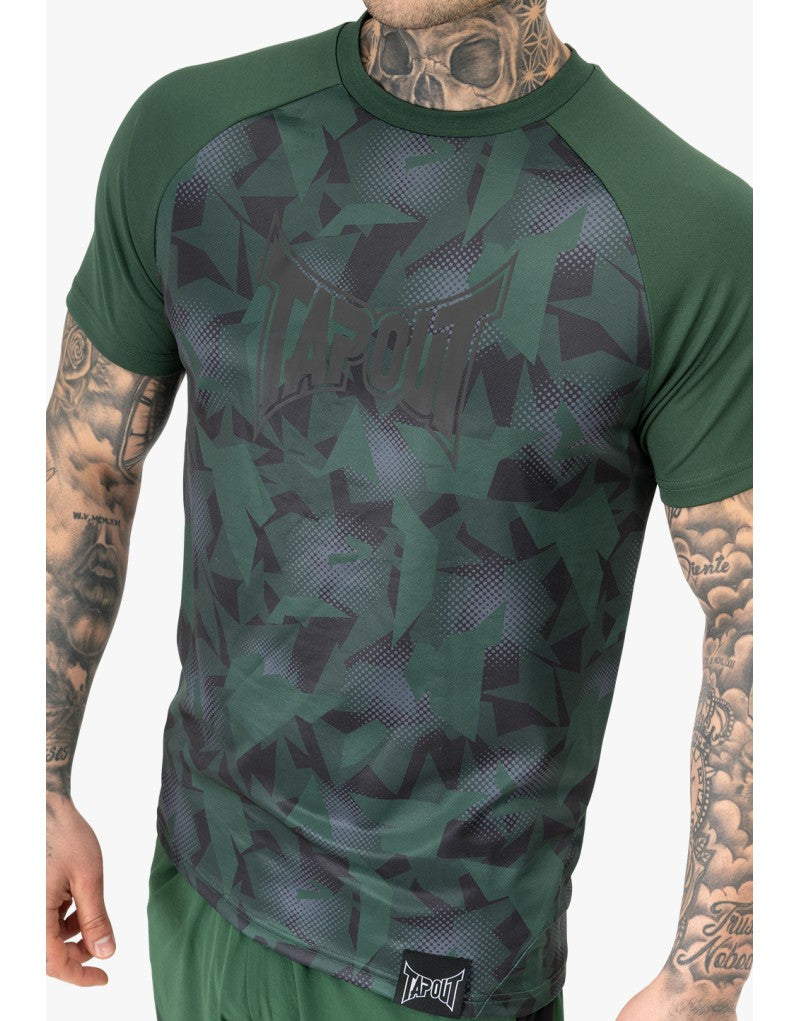 Tapout 940043 Training Graphic T-Shirt Gruen/Schwarz
