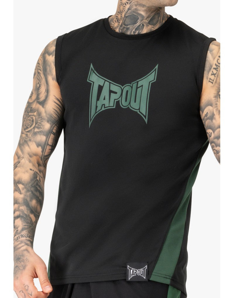 Tapout 940042 Trainings Tank Schwarz
