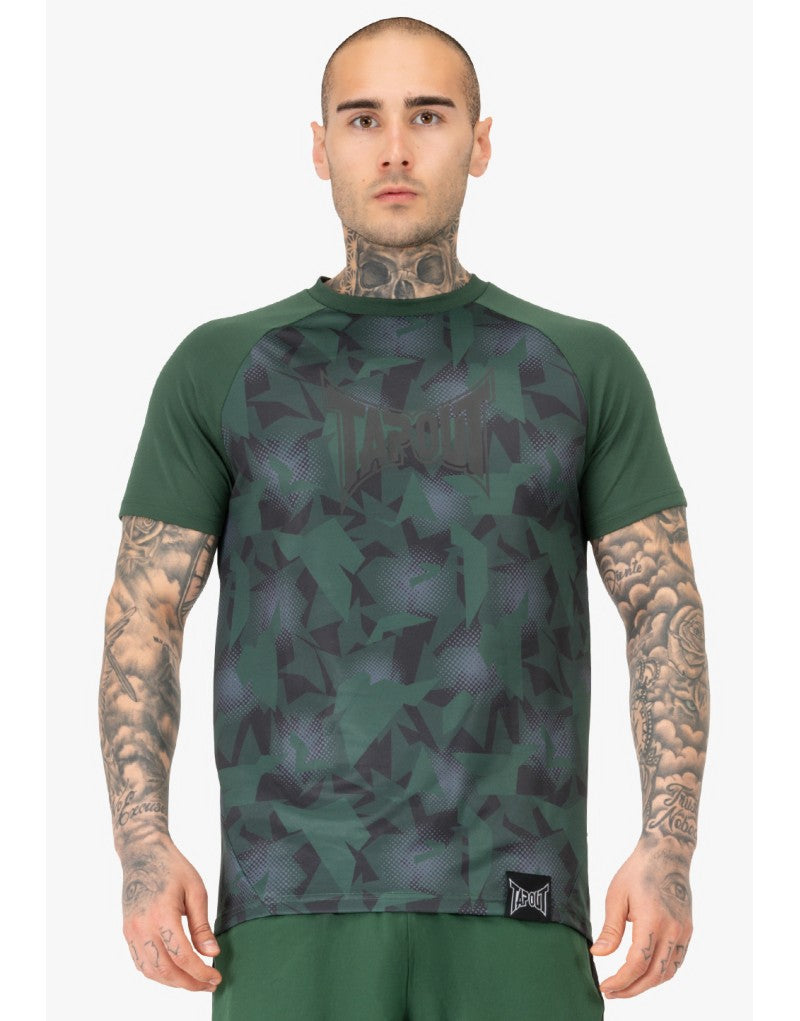 Tapout 940043 Training Graphic T-Shirt Gruen/Schwarz