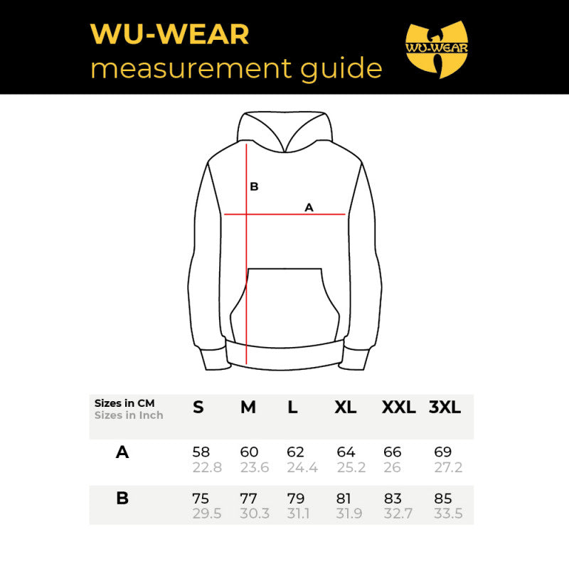 Wu Wear Logo Hoodie - Wu-Tang Clan Schwarz