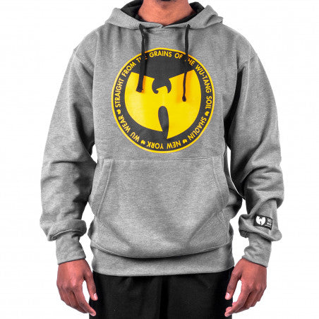 Wu Wear Grains Hoodie - Wu-Tang Clan Grau