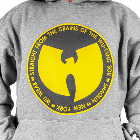 Wu Wear Grains Hoodie - Wu-Tang Clan Grau
