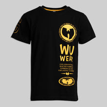 Laden Sie das Bild in den Galerie-Viewer, Wu Wear Wu Identity T-Shirt Schwarz Wu-Tang Clan
