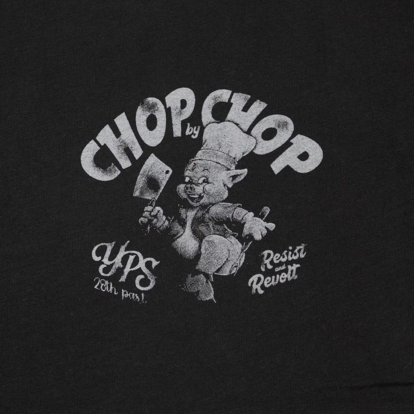 Schwarzes Yakuza Premium T-Shirt mit Brustprint und grossem Rückenprint