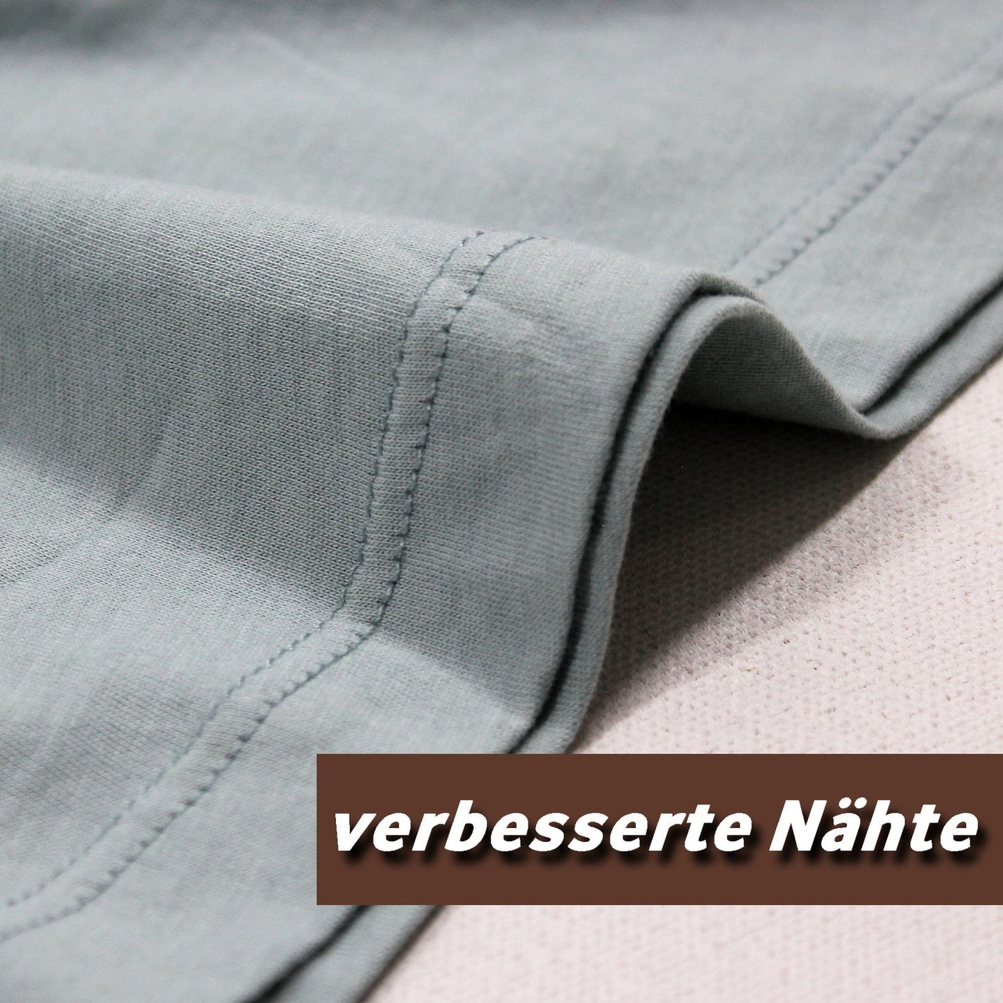 Yakuza Premium 3916 T-Shirt in aqua grau mit grossem, detailreichem Rückenprint und kleinem Frontprint auf der linken Brust.
