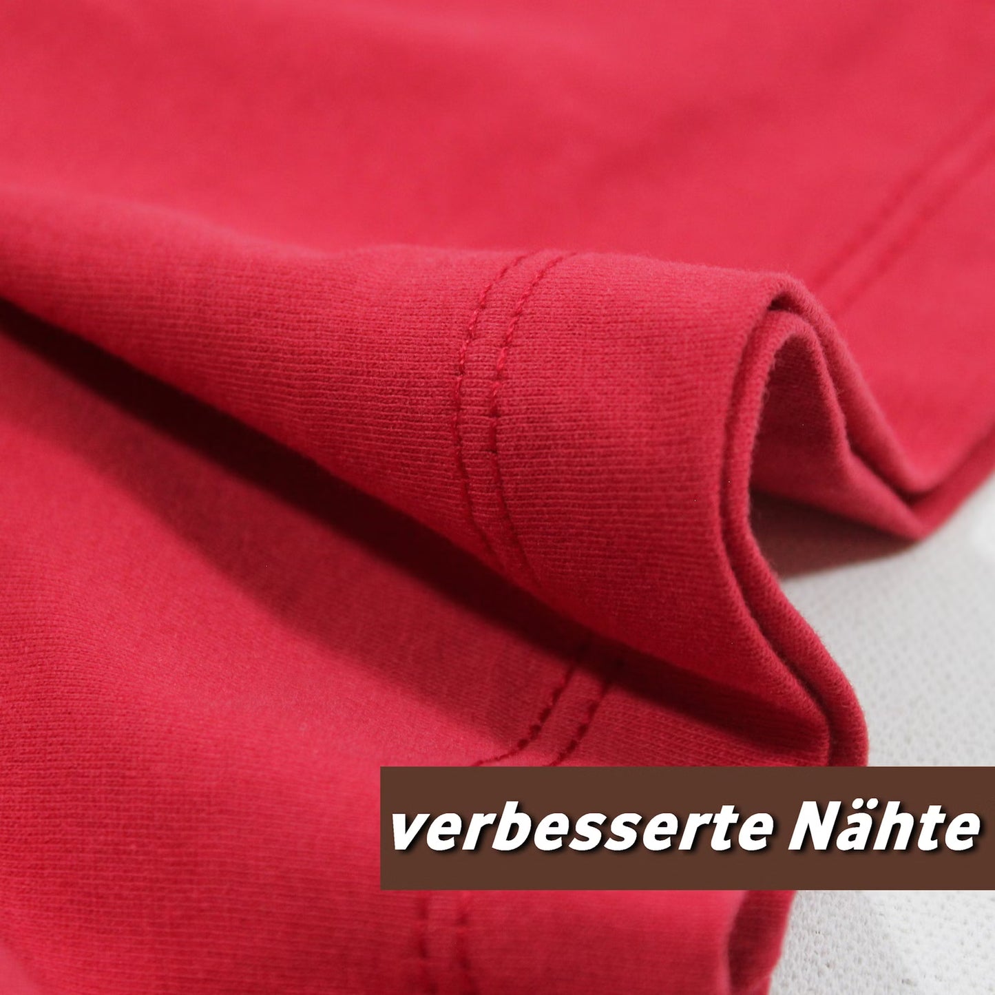 Yakuza Premium T-Shirt 3902 in rot mit grossem Frontprint im Tattoo-Stil und markantem Schriftzug auf dem Rücken – Herren Streetwear