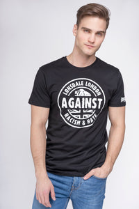 Lonsdale 111238 Against Racism T-Shirt Schwarz