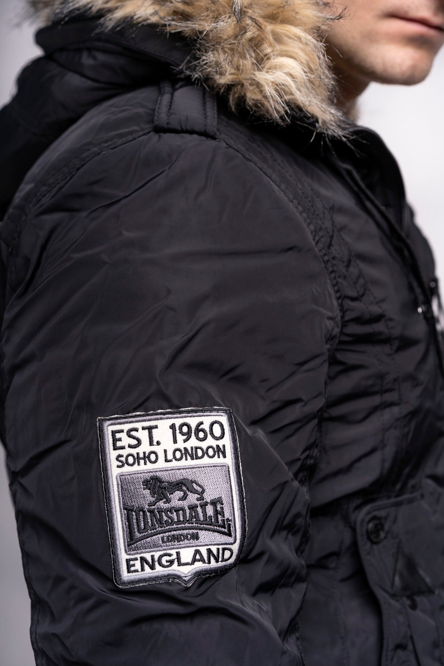 Lonsdale 113192 Jarreth Jacke Schwarz