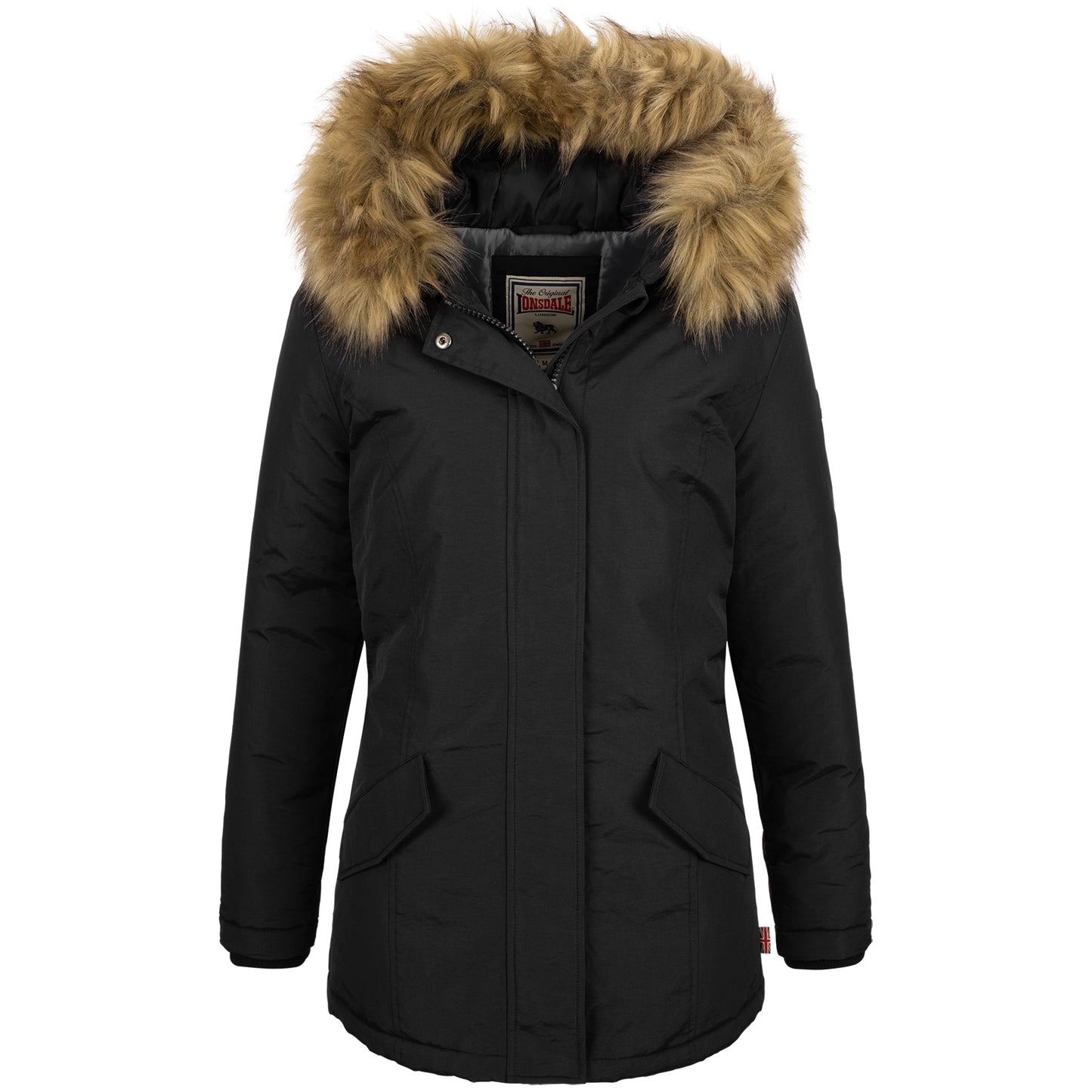 Lonsdale London Ladies 116065 Kimmeridge Parka Schwarz
