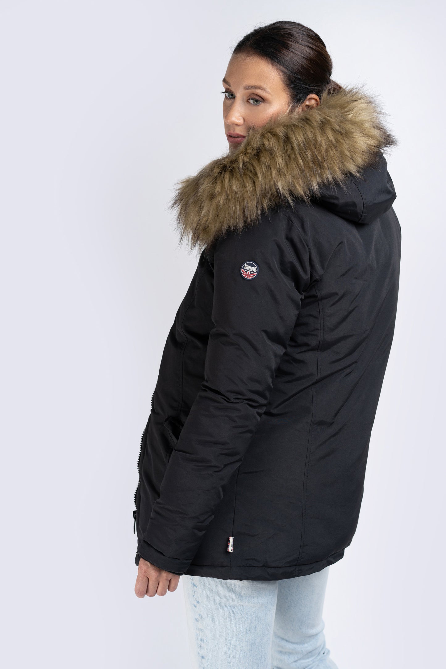 Lonsdale London Ladies 116065 Kimmeridge Parka Schwarz