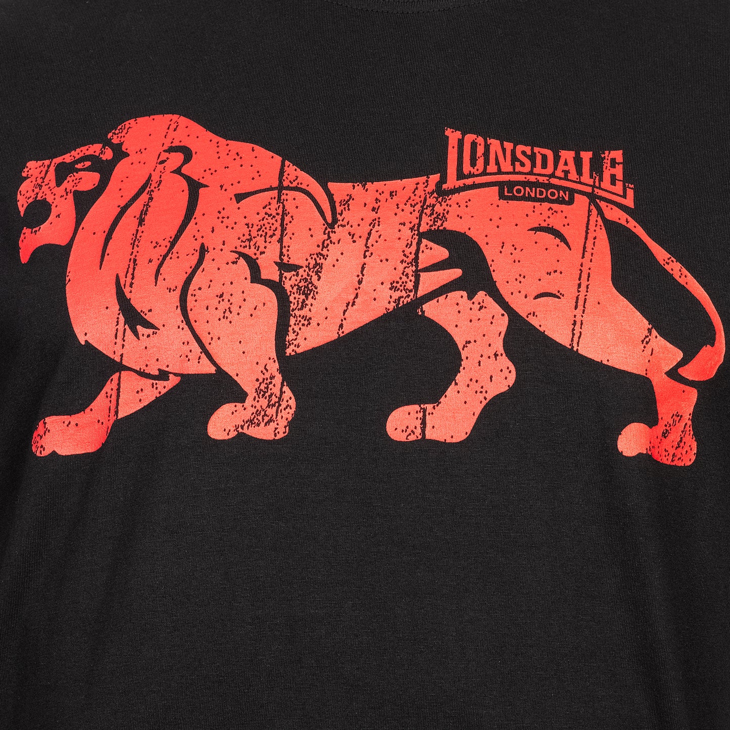 Lonsdale 117036 Endmoor T-Shirt Schwarz