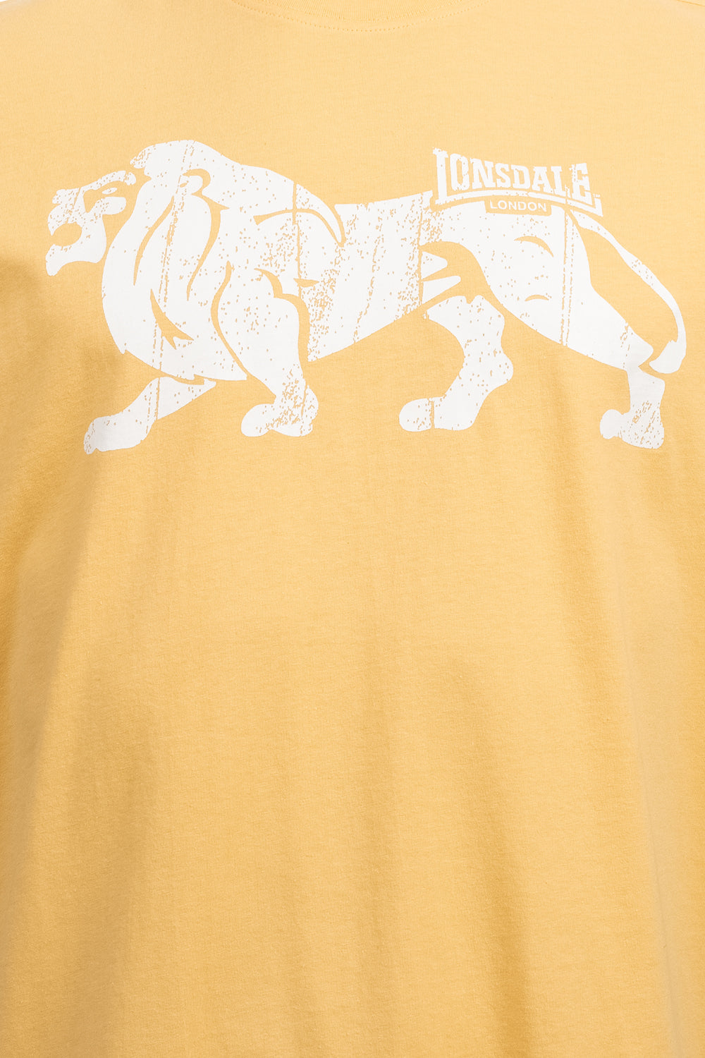 Lonsdale 117036 Endmoor T-Shirt Pastelgelb