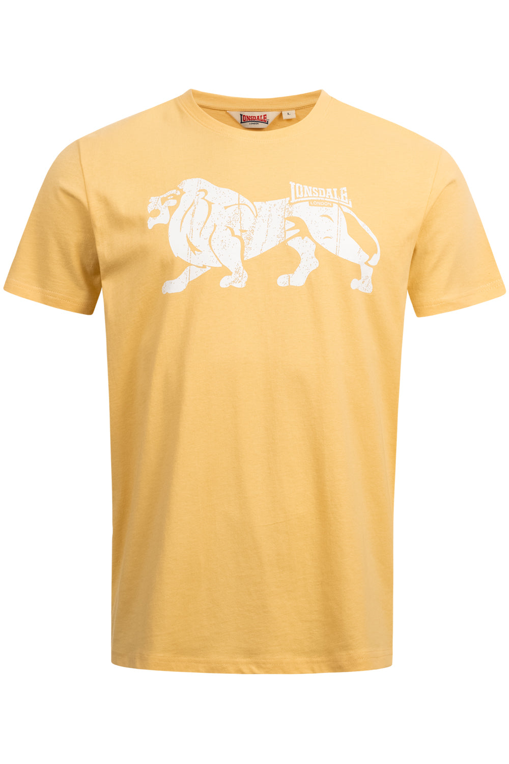 Lonsdale 117036 Endmoor T-Shirt Pastelgelb
