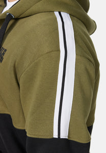 Lonsdale 117311 Lucklawhill Kapuzensweatjacke Olive