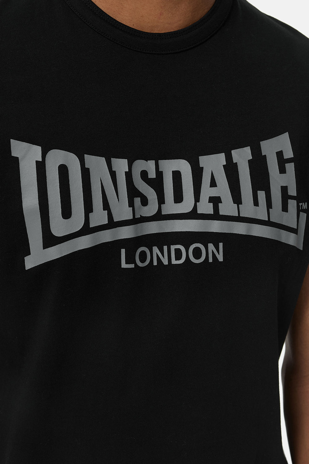 Lonsdale 117363 Creich T-Shirt Schwarz