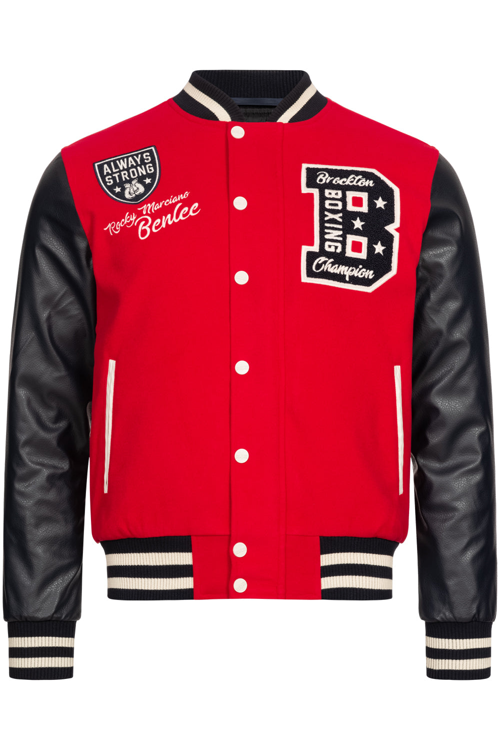 BENLEE 190690 Newark College Jacke Rot