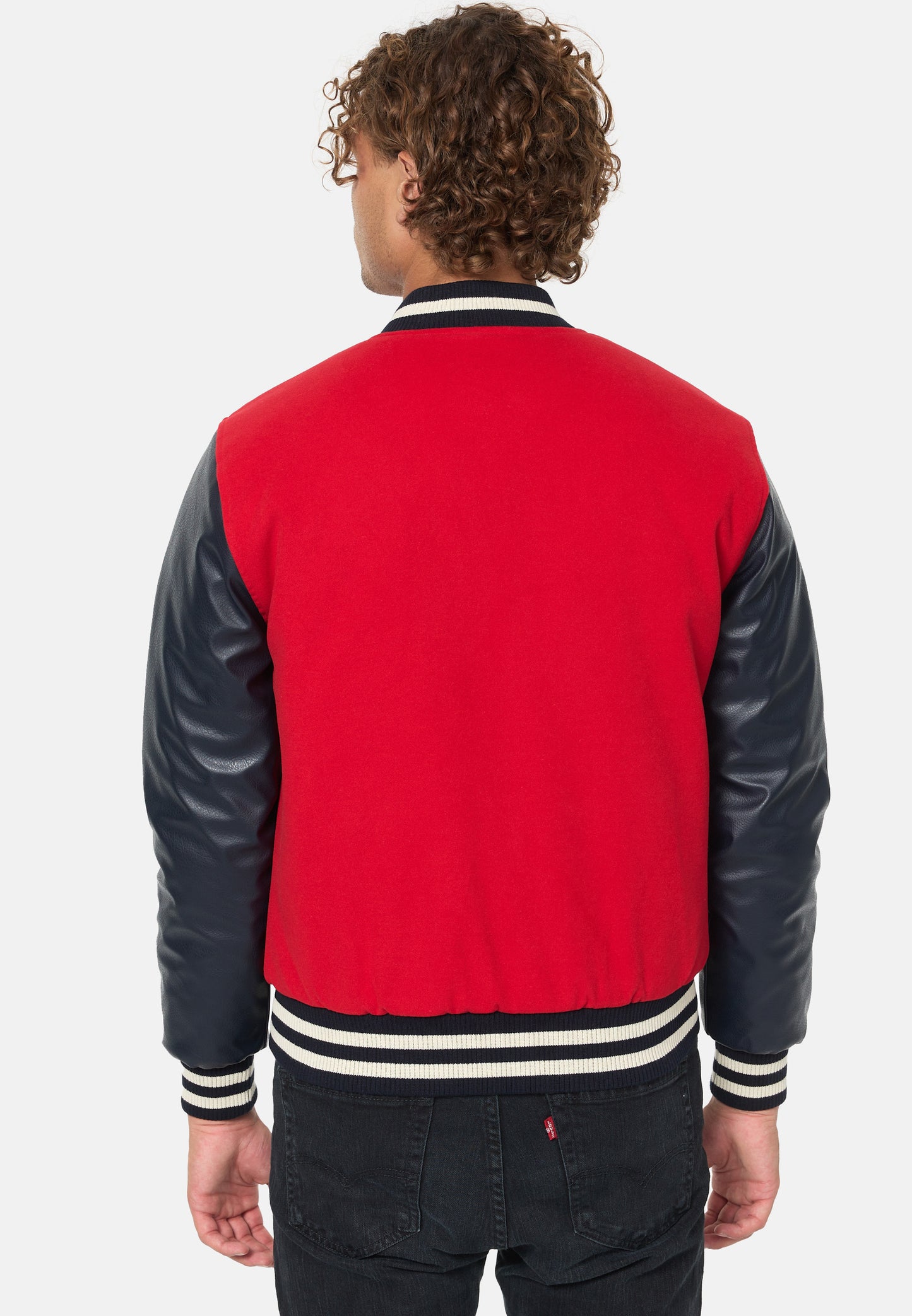 BENLEE 190690 Newark College Jacke Rot