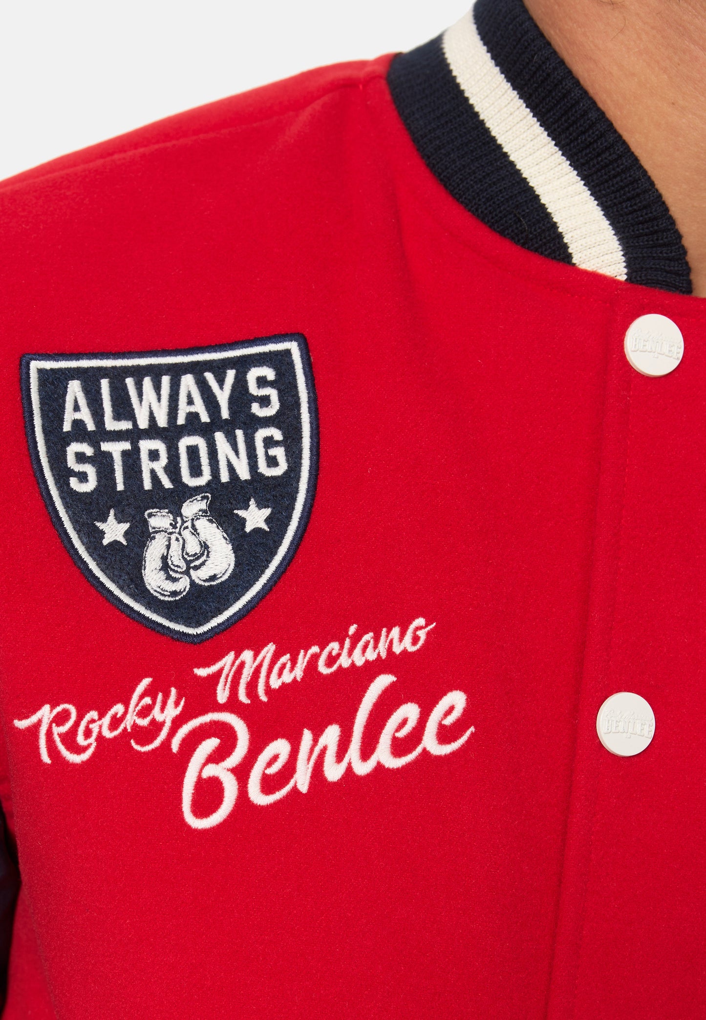 BENLEE 190690 Newark College Jacke Rot
