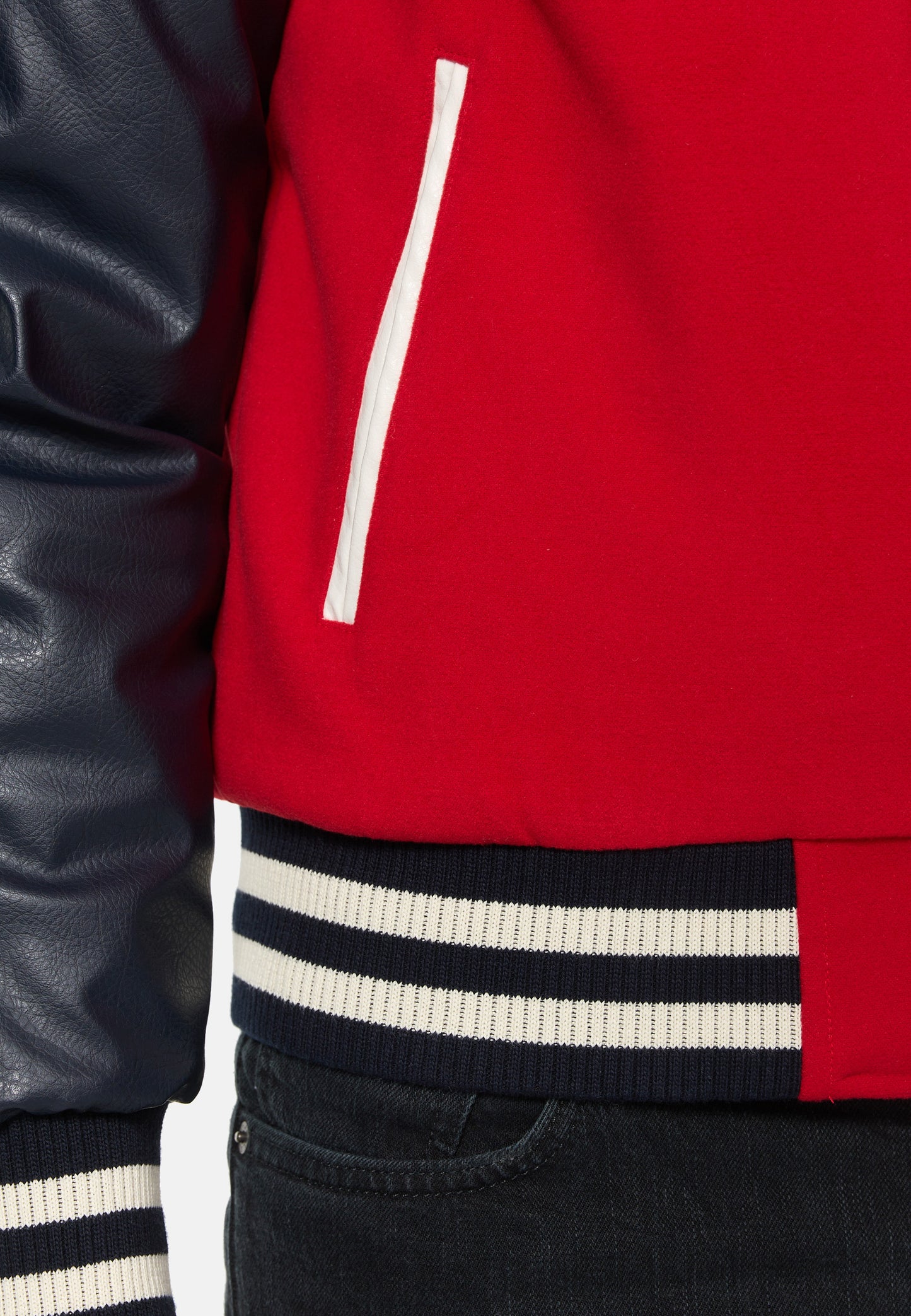 BENLEE 190690 Newark College Jacke Rot