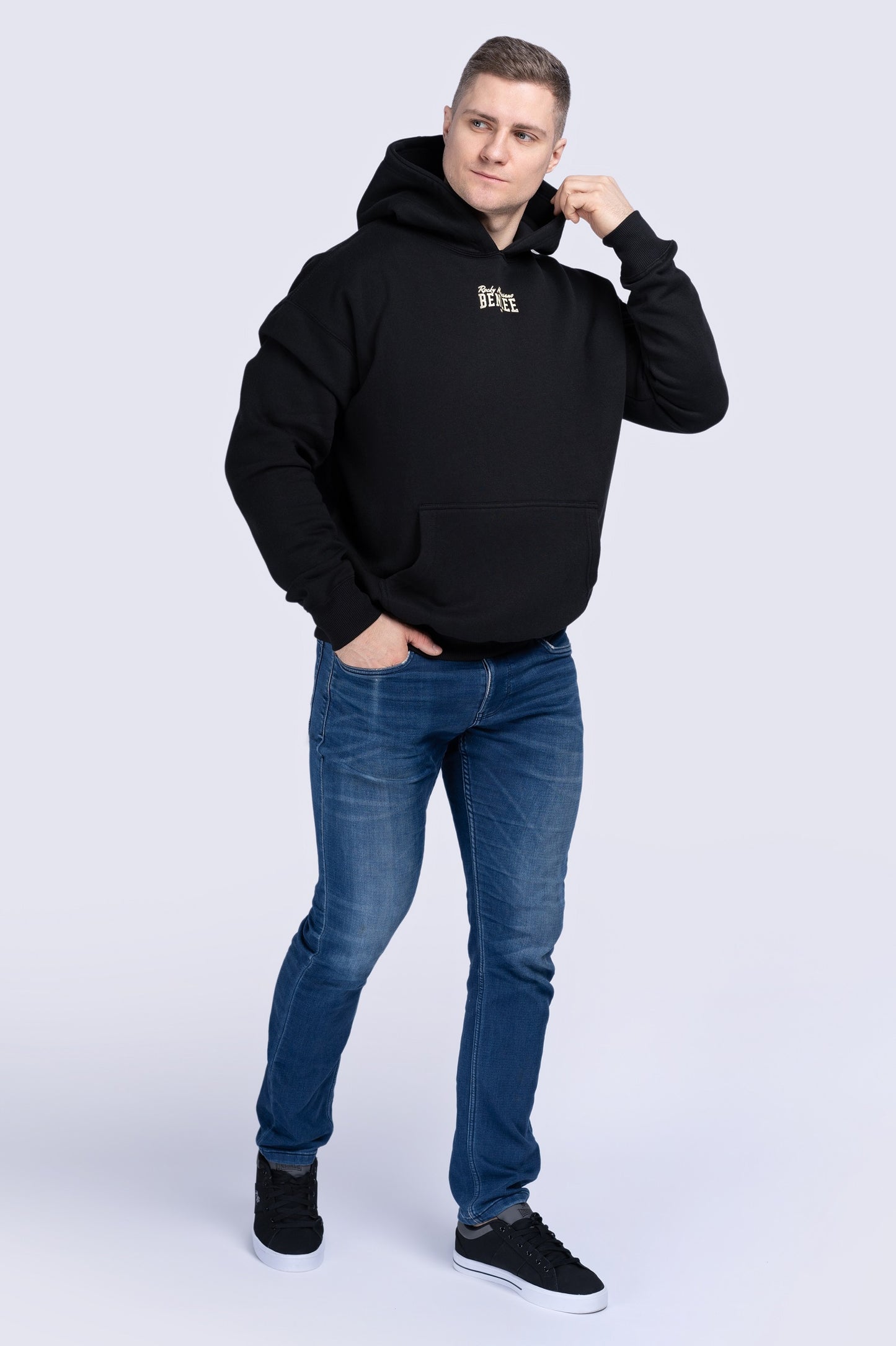 BENLEE 190744 Lemarr Kapuzenpullover Schwarz