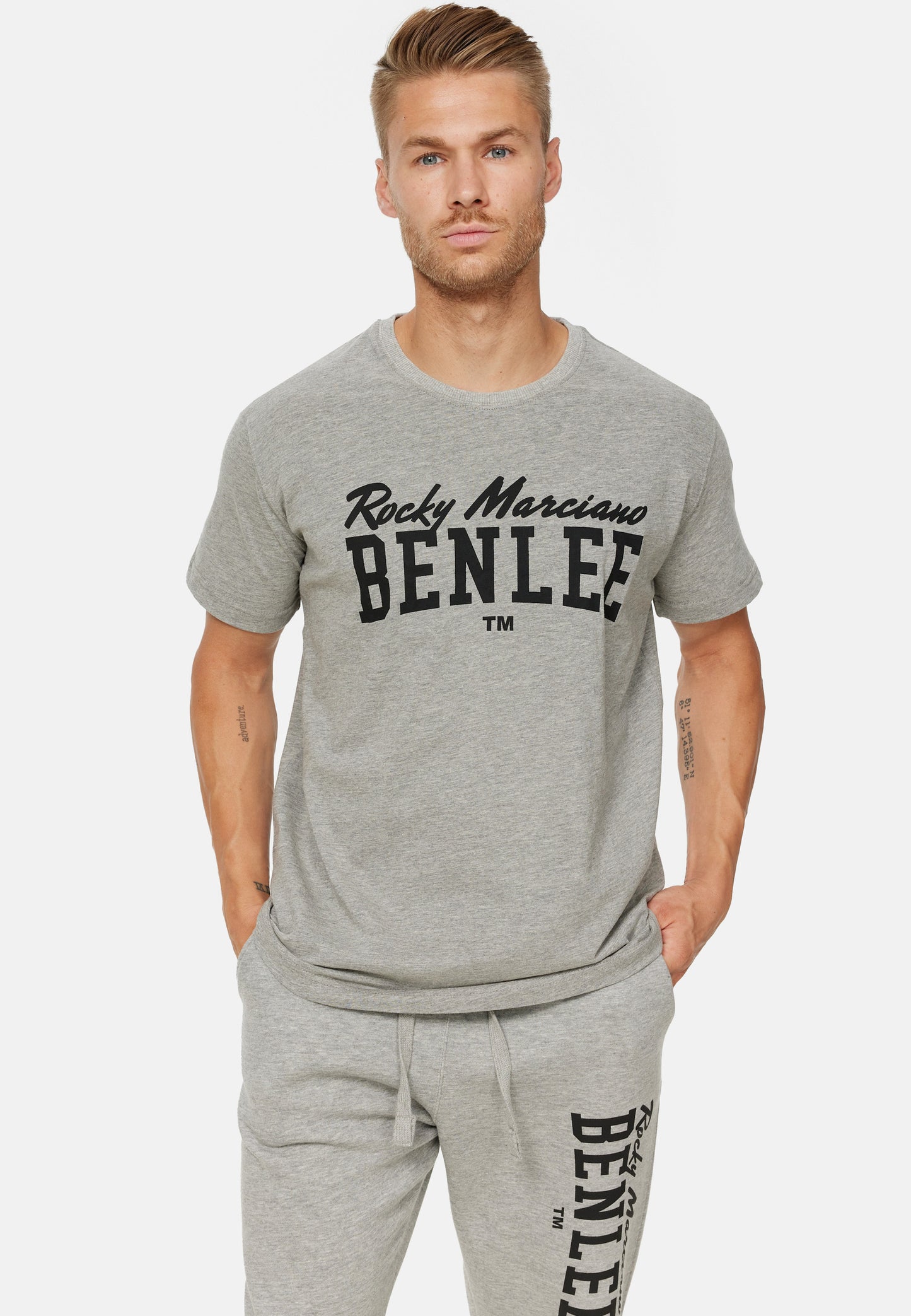 BENLEE 190745 Libero Kapuzensweatjacke - Beige 190747 Donley T-Shirt Grau