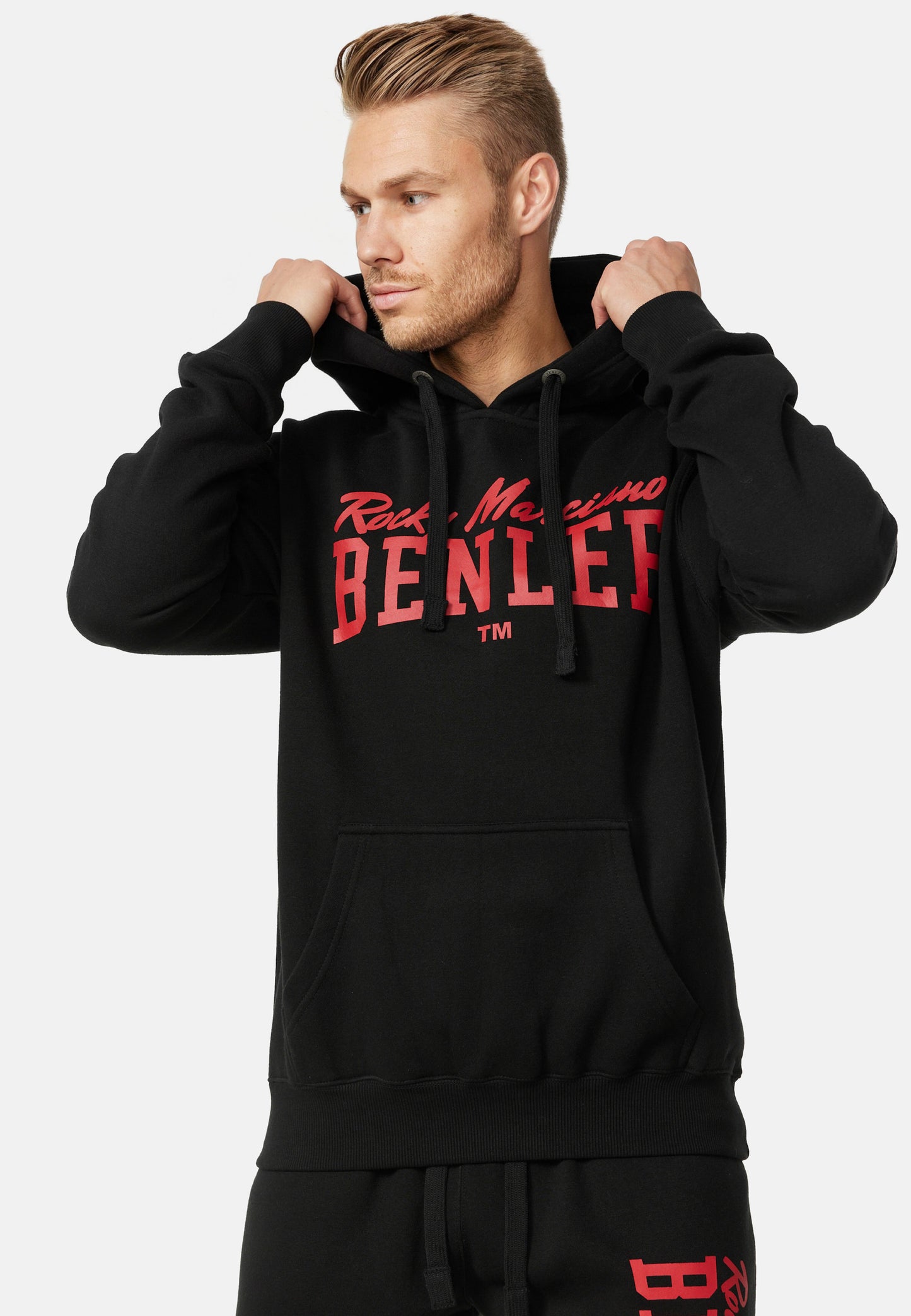 BENLEE 190747 Stronghurst Kapuzenpullover Schwarz