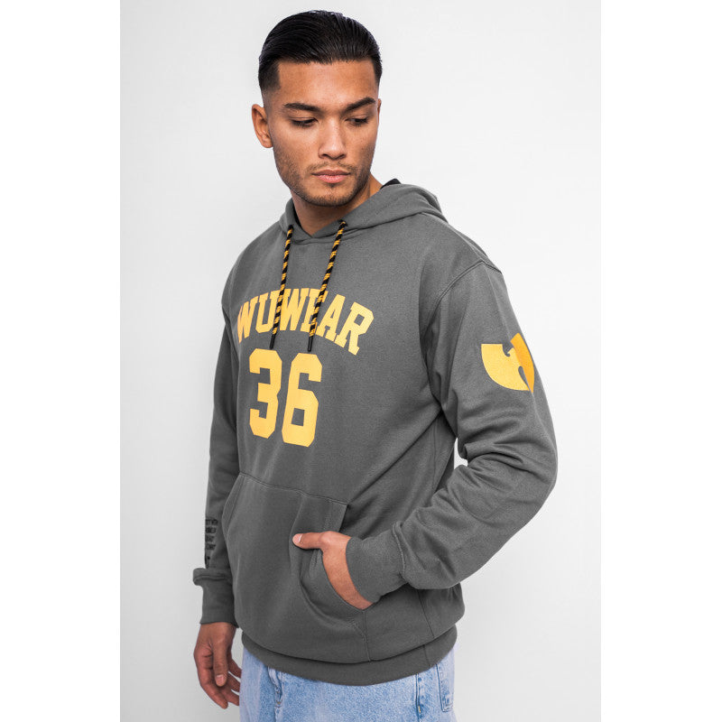 Wu Wear Wu 36 Block Hoodie Grau Wu-Tang Clan