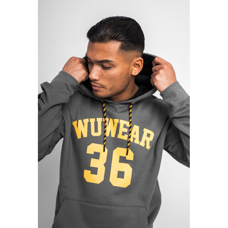 Wu Wear Wu 36 Block Hoodie Grau Wu-Tang Clan