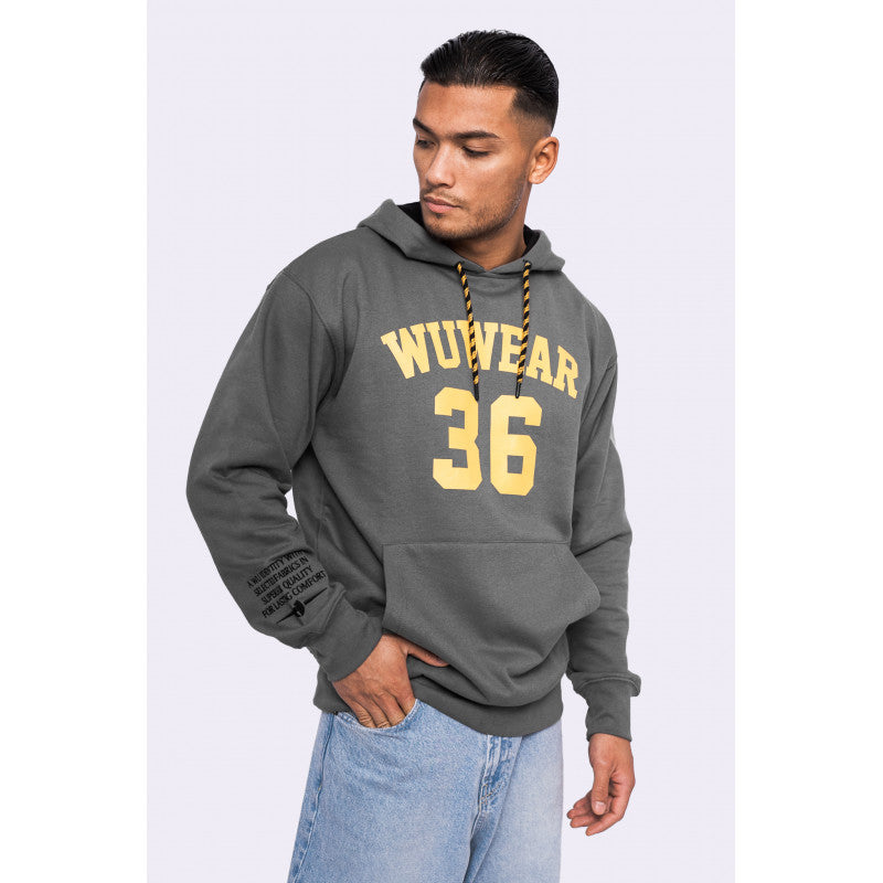 Wu Wear Wu 36 Block Hoodie Grau Wu-Tang Clan