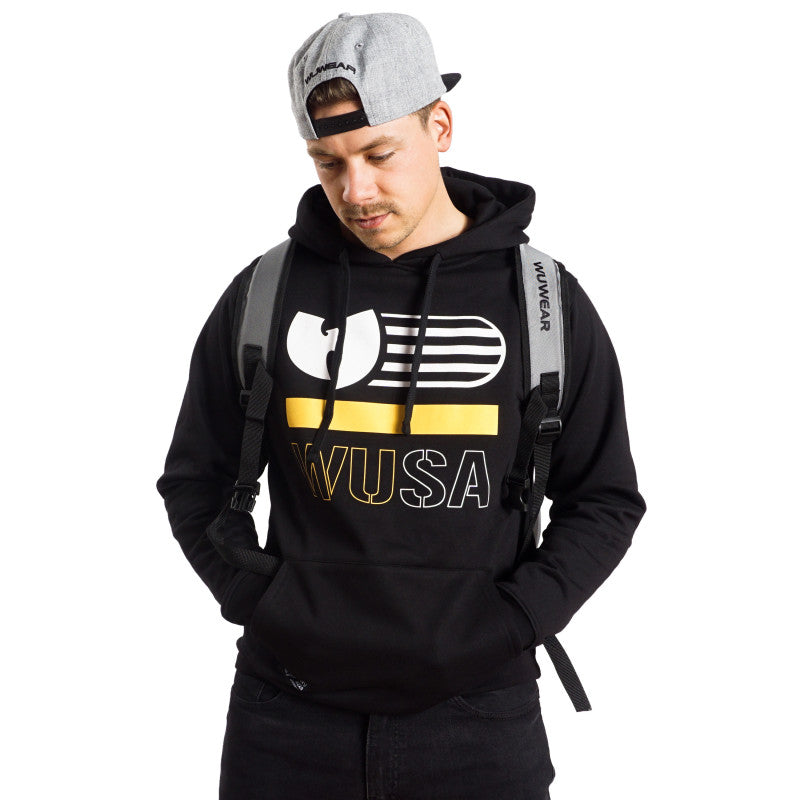 Wu Wear WUSA Hoodie Schwarz