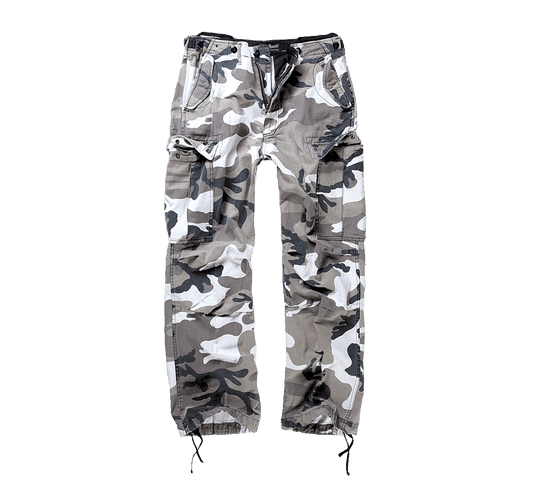 urban schwarz weiss black camouflage M65 Pant