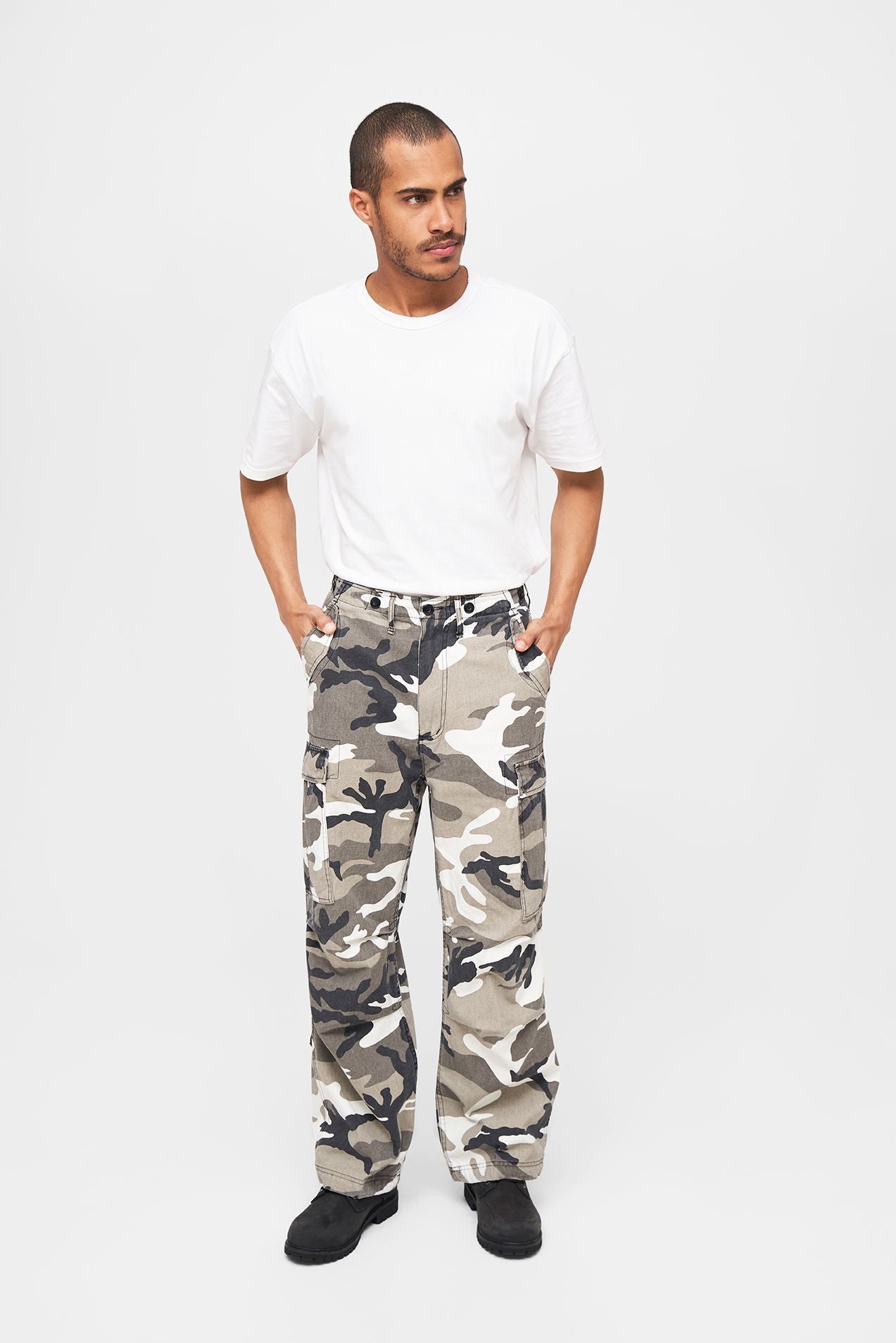 Brandit M65 Cargo-Hose für Herren im Urban-Camouflage-Muster