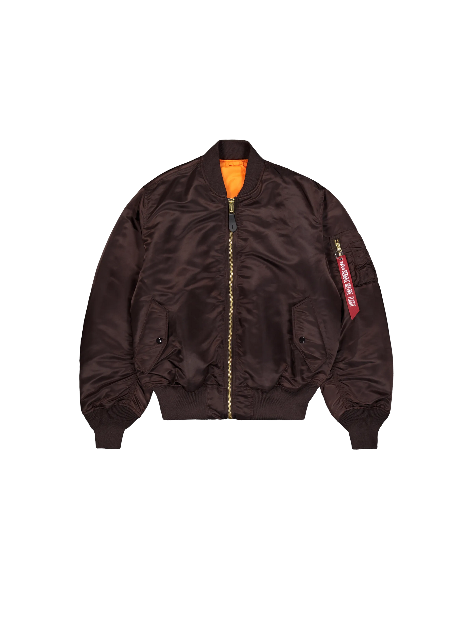 Alpha Industries MA-1 Heritage Bomber Hunter Brown | Blue Palm