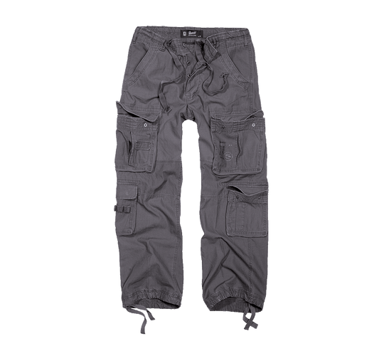 BRANDIT - Pure Vintage Pants - anthracite