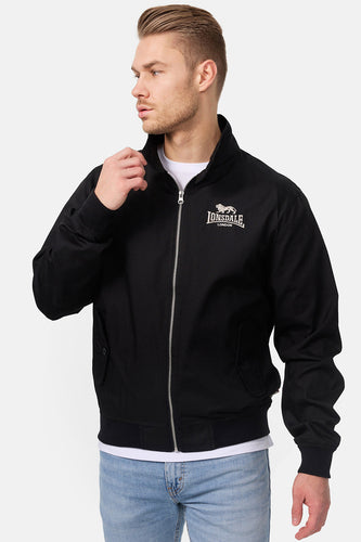 Lonsdale 110538 Harrington Classic Jacke Schwarz