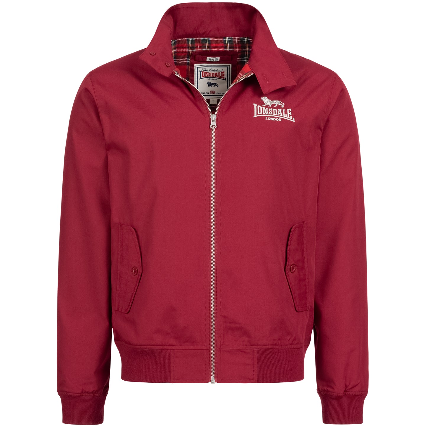 Lonsdale 110538 Harrington Classic Jacke Cherry Red