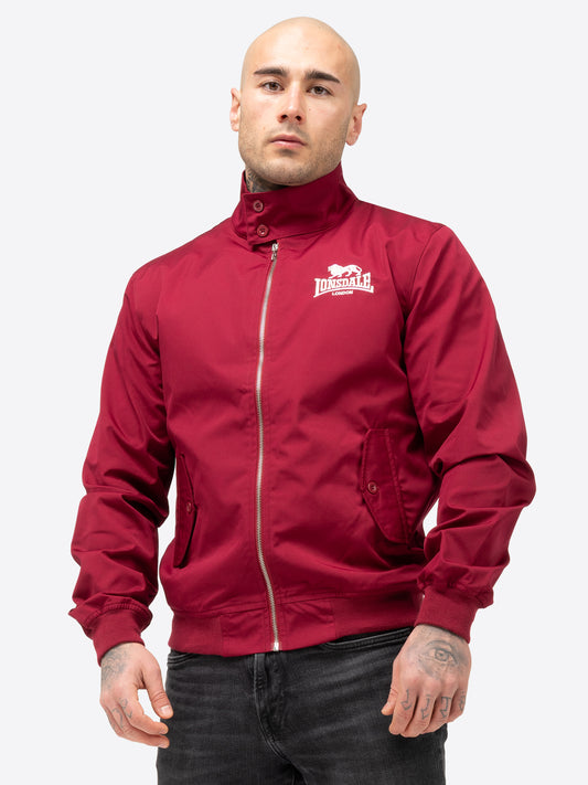 Lonsdale 110538 Harrington Classic Jacke Cherry Red