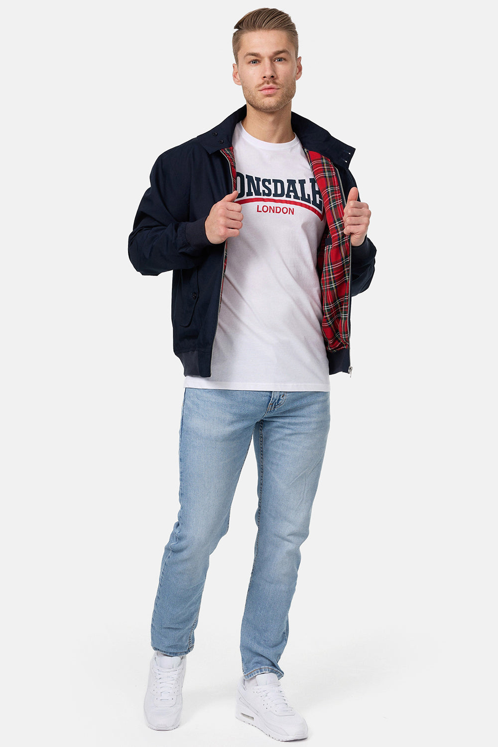 Lonsdale 110538 Harrington Classic Jacke Navy
