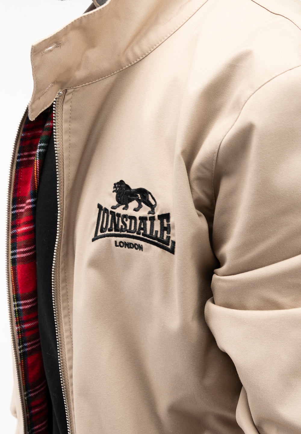 Lonsdale 110538 Harrington Classic Jacke Sand